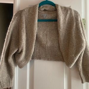 Charlotte Russe Sequined shrug